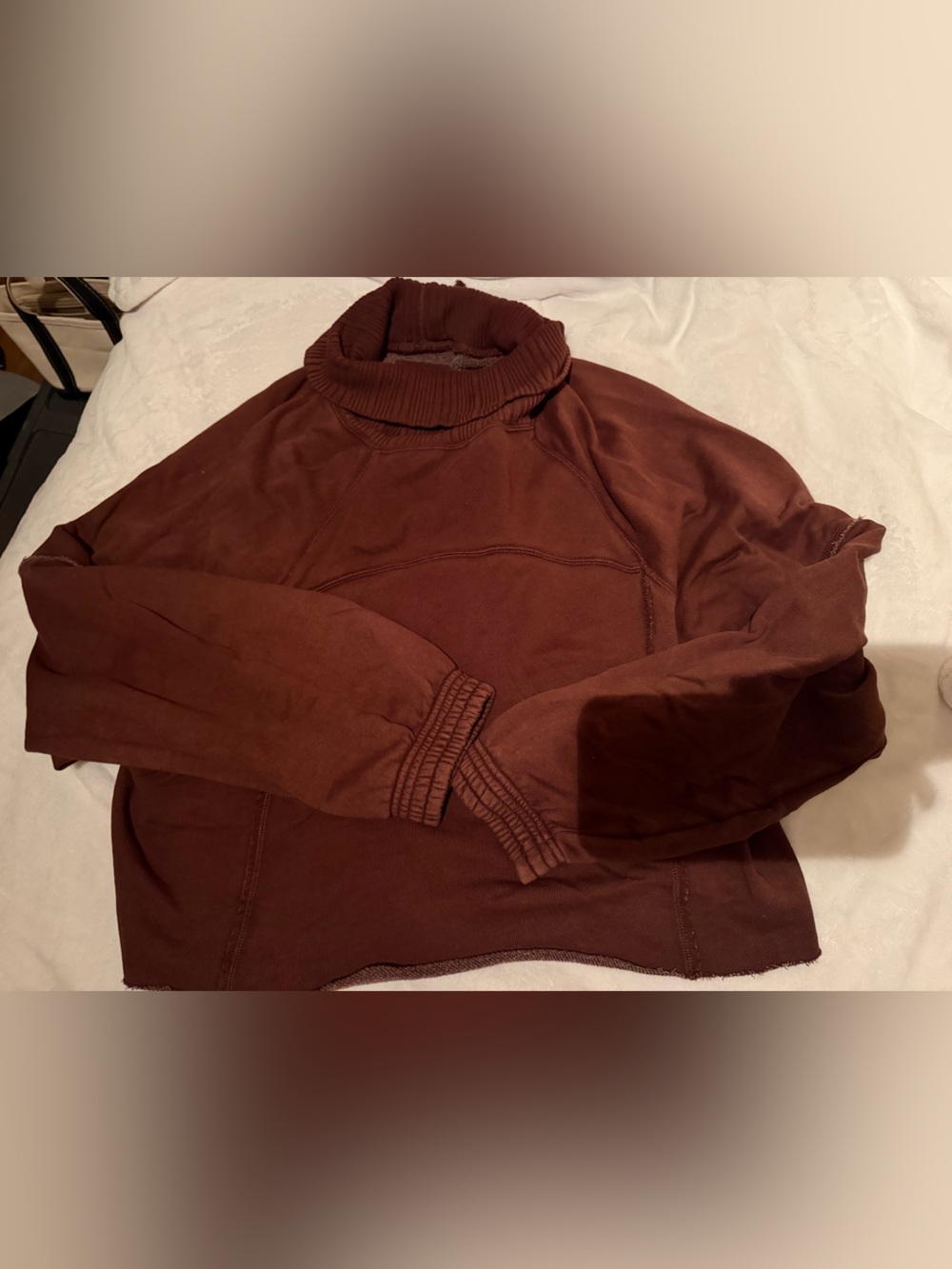 Aerie cropped turtleneck sweatshirt